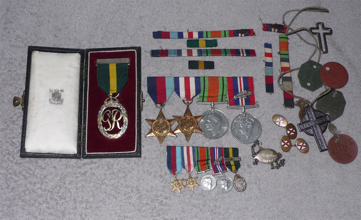 WWII MiD TD GROUP FIVE PLUS EXTRAS TO DOCTOR FIFE & FORFAR YEOMANRY & RAMC