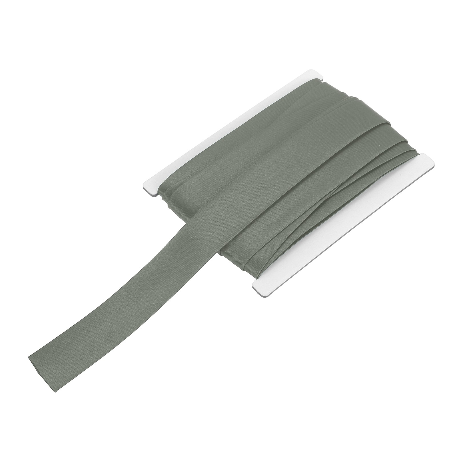 Double Fold Bias Tape 3/4 Inch x 6 Yards Satin Pre-fold Tape Gray