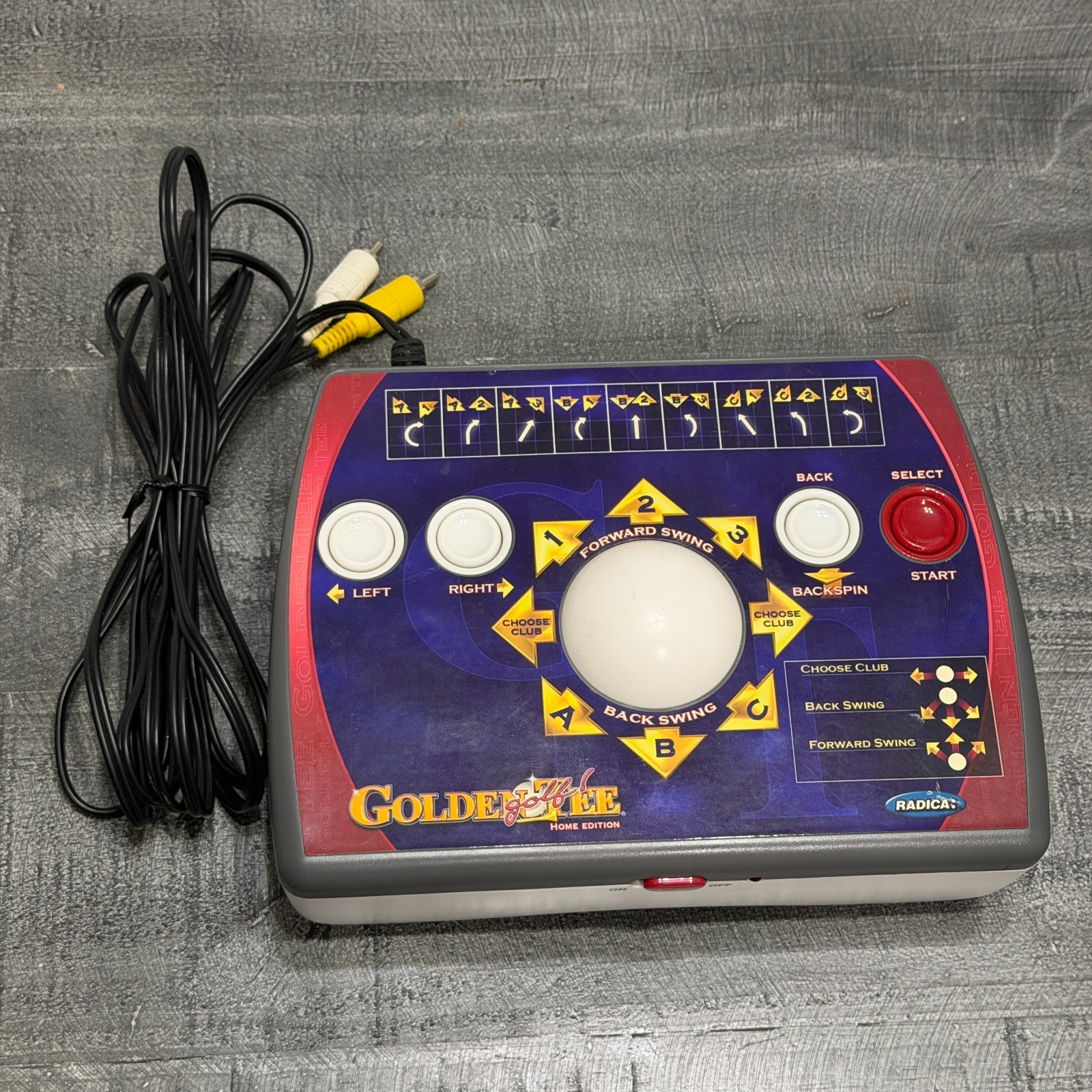 Radica GOLDEN TEE Golf Home Edition Plug and Play TV Video Game 2005