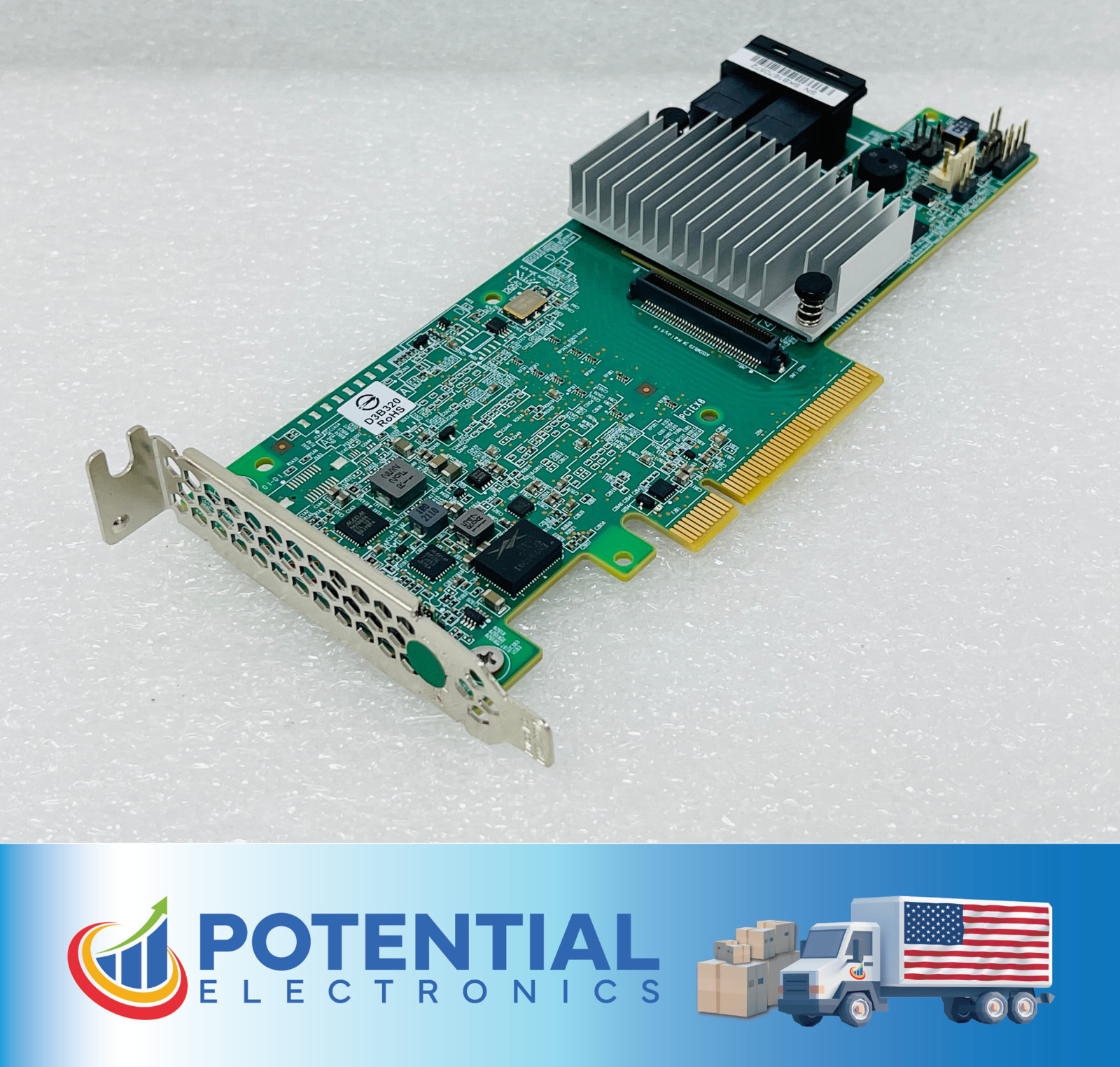 USED - LSI MegaRAID 8-Port 12GB/s RAID Controller With Free Shipping