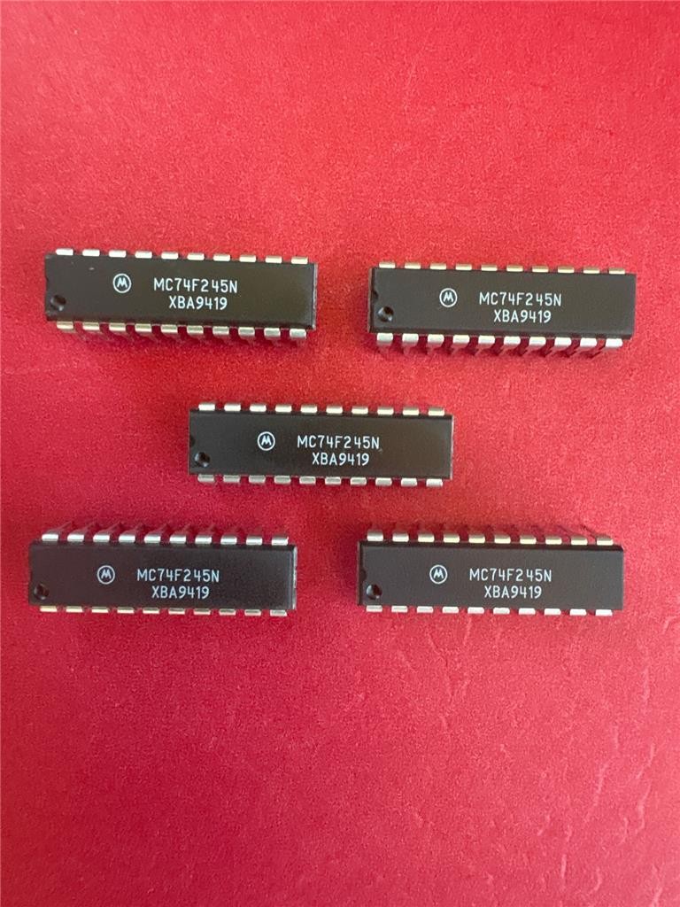 MC74F245N 74F245 MOT  Octal Bidirectional Bus Transceiver (Qty 10) *** NEW ***
