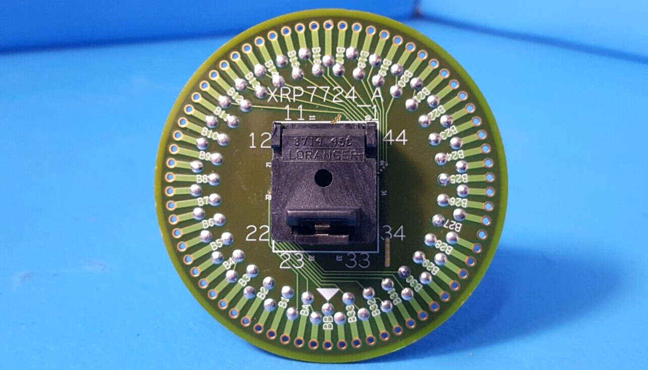 TEST SOCKET, XRP7724-A, 44TQFN TEST SOCKET