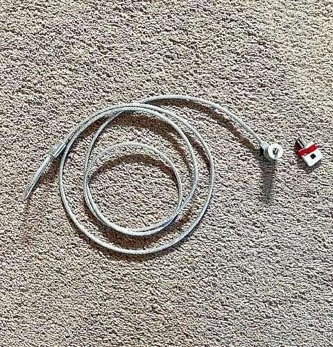 Laptop Security Lock 6' flexible cable