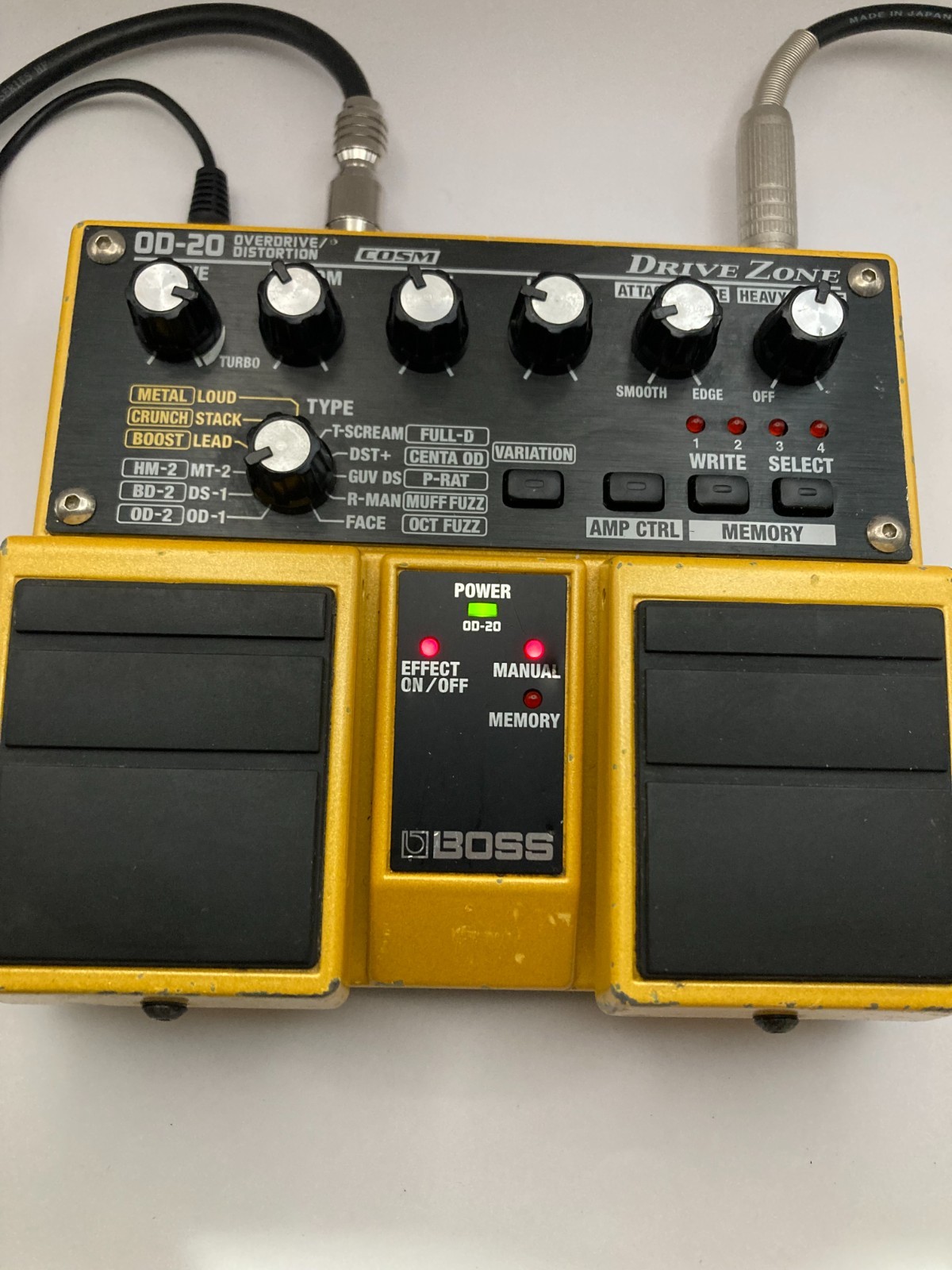 Boss OD-20 Distortion Guitar Effect Pedal Tested Work from Japan