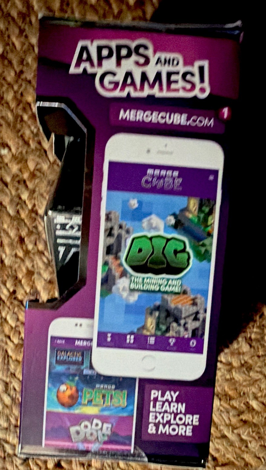 Merge AR/VR Interactive Cube Holograms ARC-01 Black for Smartphone Mobile