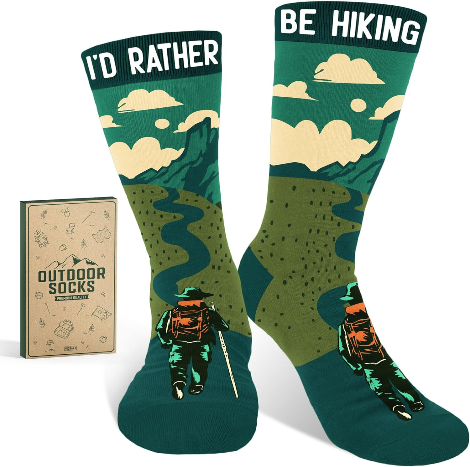 Hiking, Cycling, Camping Socks for Men, Women - Hiking, Bicycle, Camping, Bike A