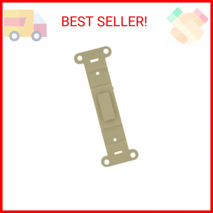 Leviton Toggle Plastic Adapter Plate, Blank Toggle No Hole, 80700-I, Ivory
