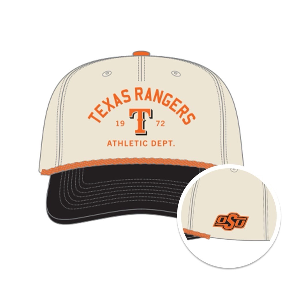 Texas Rangers OSU Oklahoma State Cowboys Hat 2026 Theme Game Night