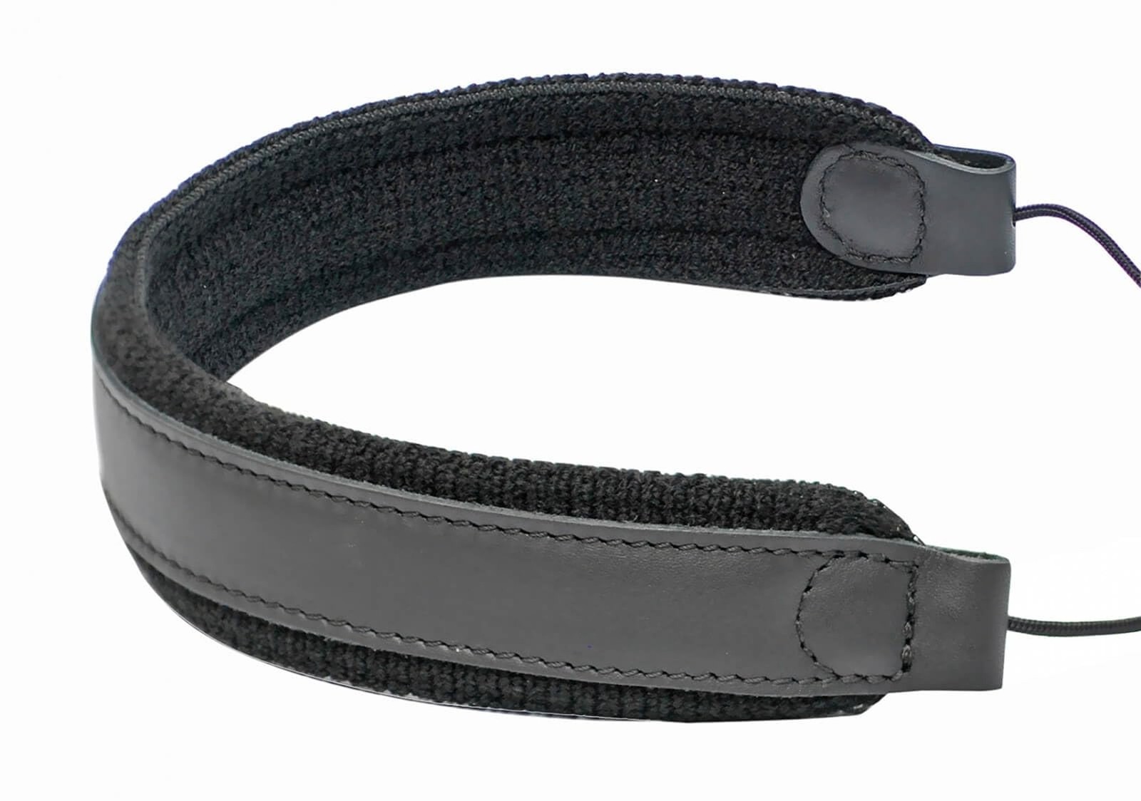 BG C23LP Leather Clarinet Strap with Leather Pad Black Solid