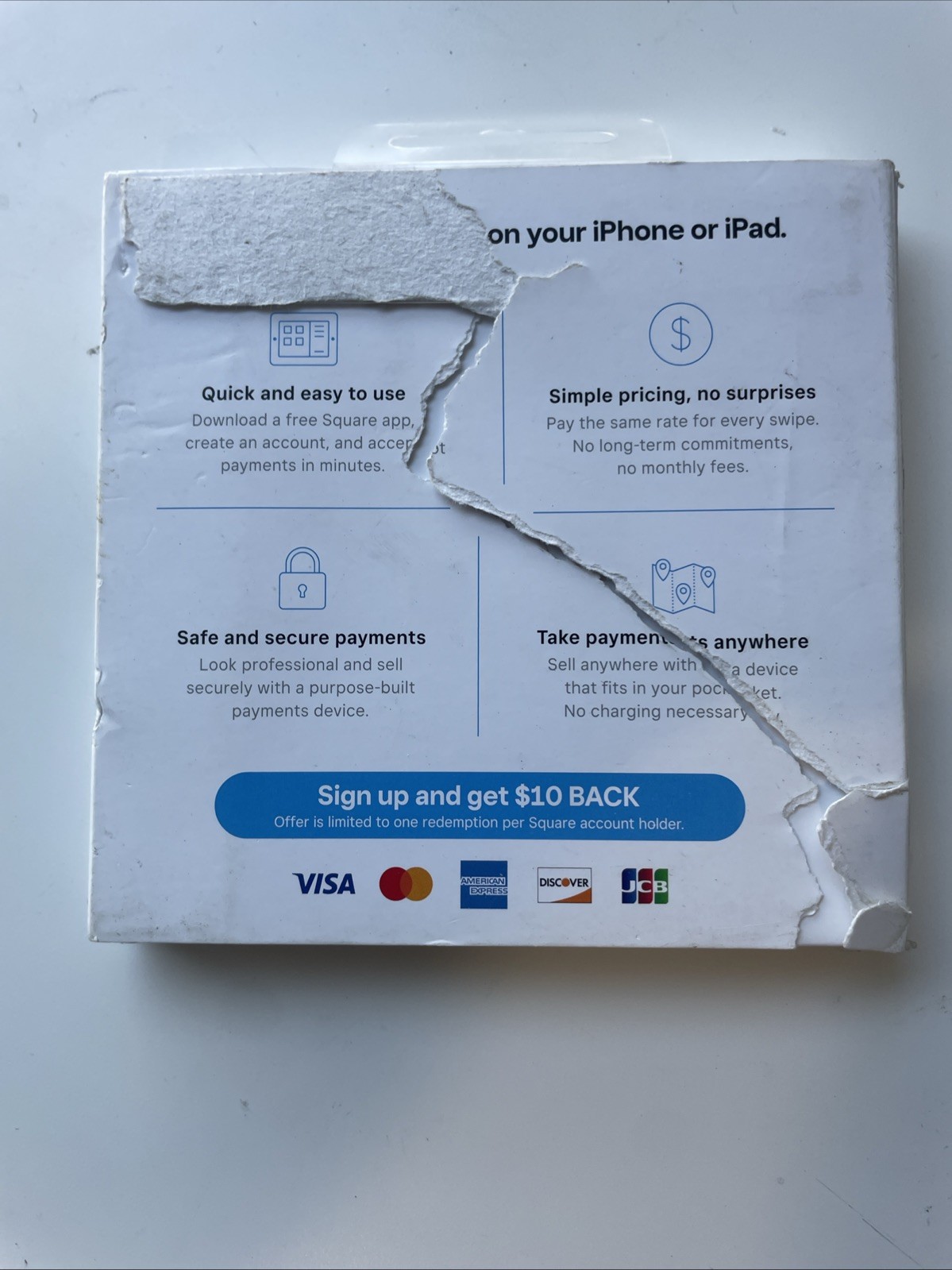 Square Reader - Magstripe - Lightning Connector