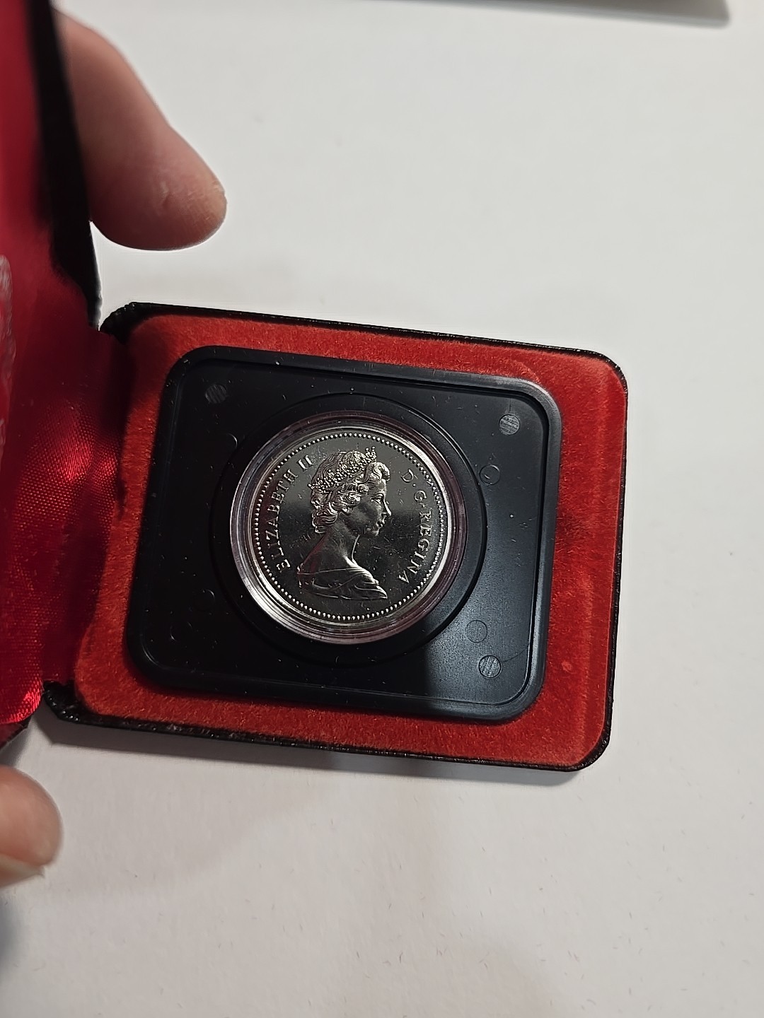 1884-1984 Canada Proof Dollar .500 Silver Winnipeg