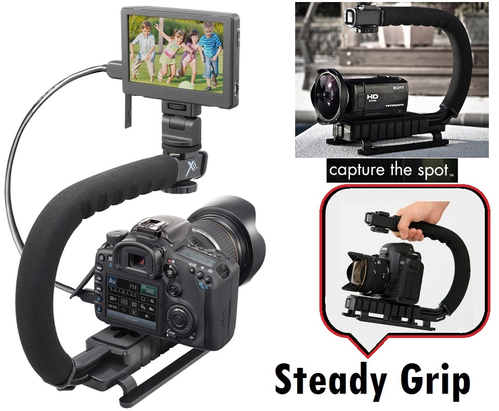Vivitar Action-Grip Stabilizing Bracket For Canon Powershot G3 G5 G9 G7 X II