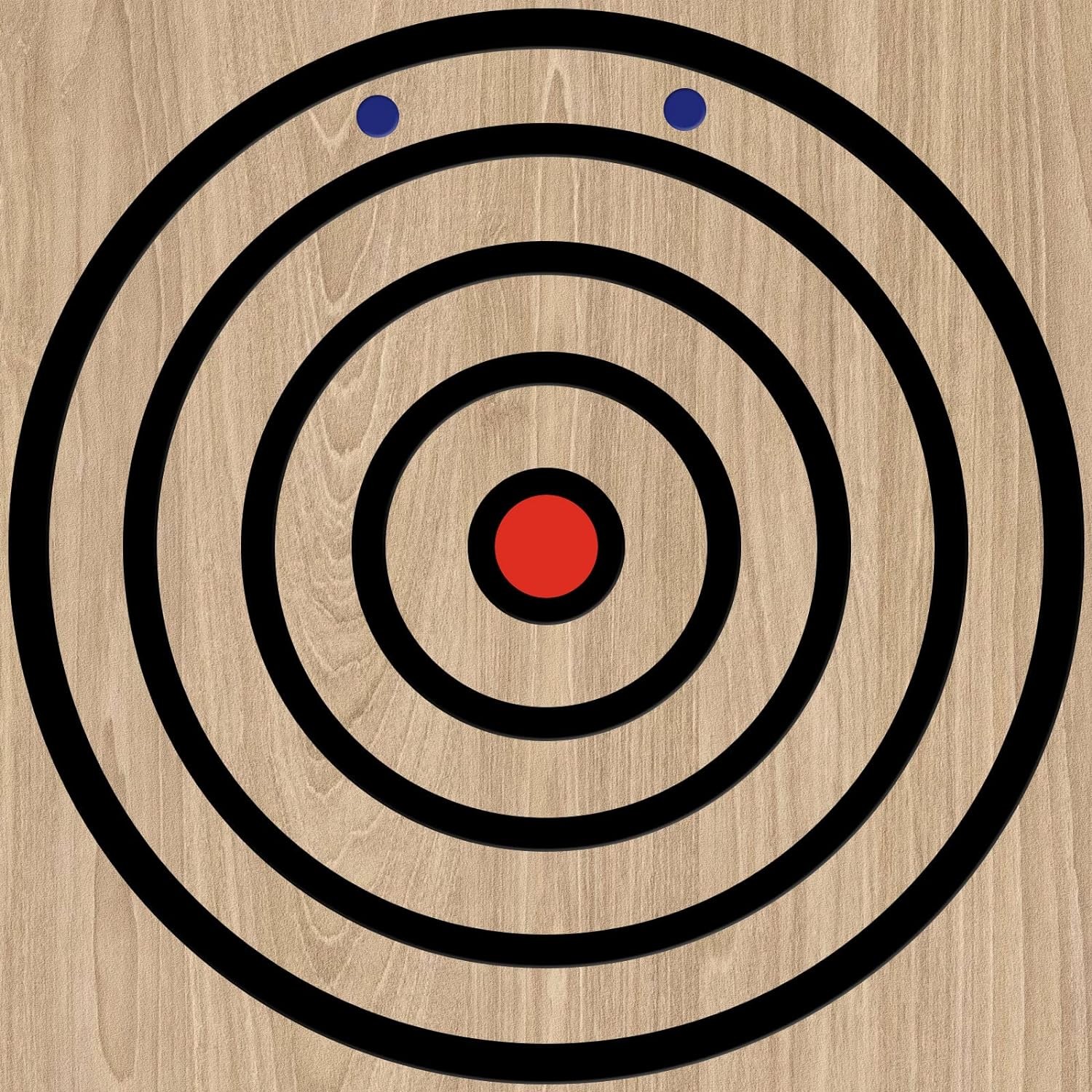 Epakh Axe Throwing Target Template Stainless Steel Black, Blue, Red
