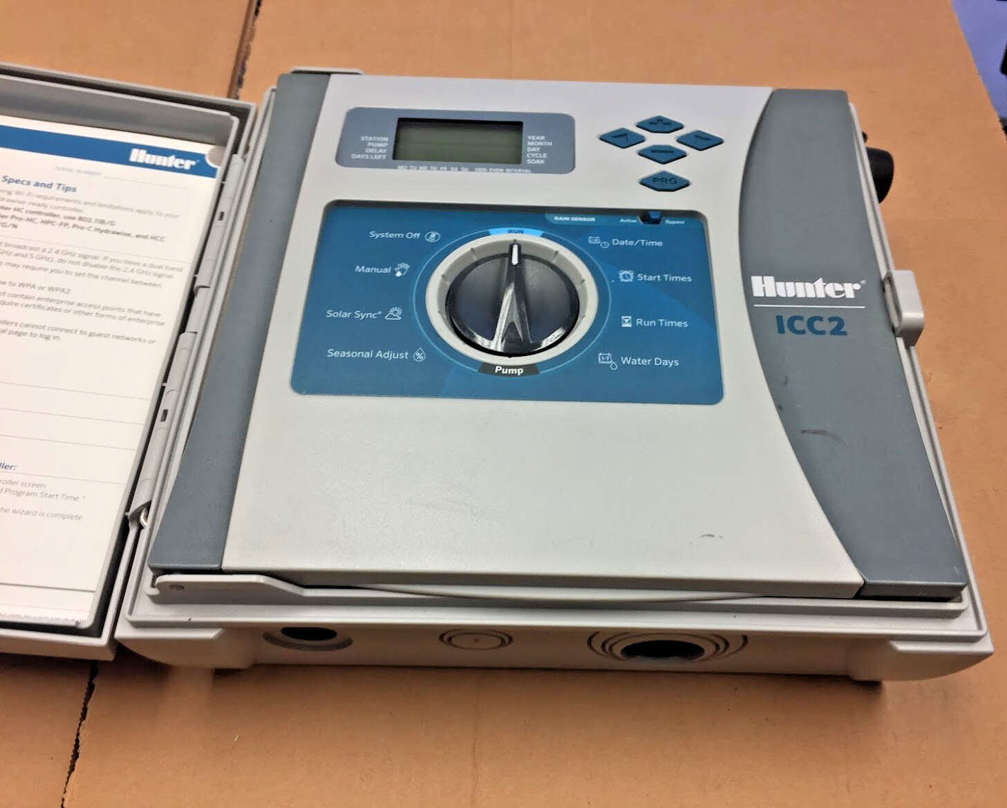 Hunter ICC2  I2C-800-PL Sprinkler Irrigation Timer Controller 8-Station Zone