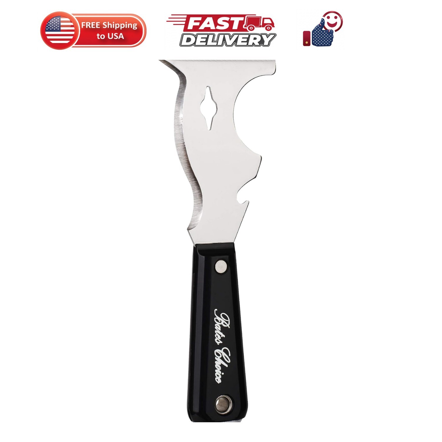 Bates- Paint Scraper, 10 in 1 Painters Tool, Scraper for Wood | for Paint Rem...