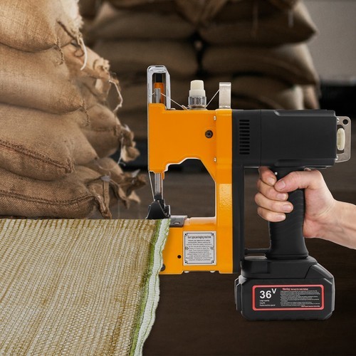 Electric Bag Stitching Closer Portable Wireless Sack Seal Sewing Machine Kit USA
