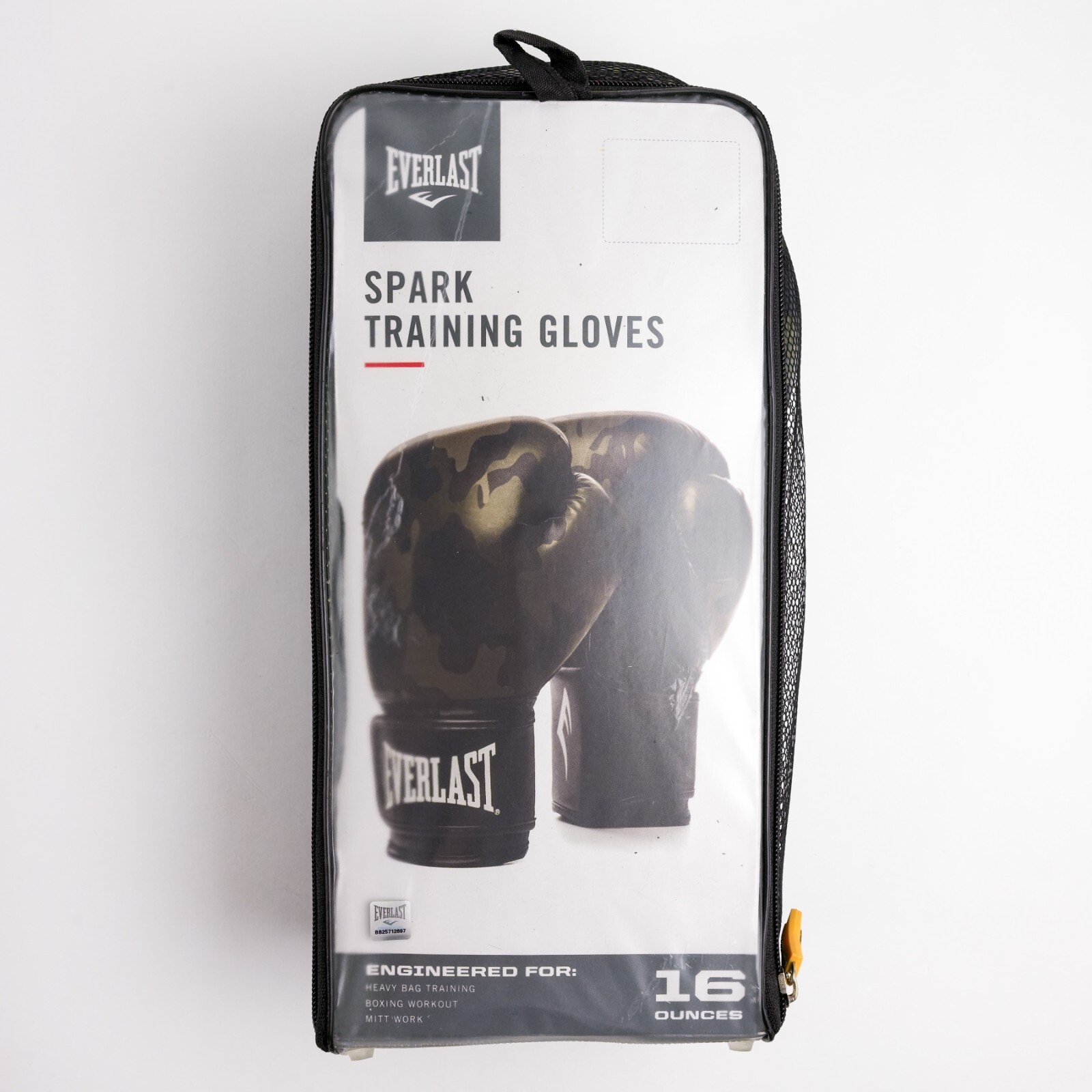 Everlast Spark Training Gloves Color Camo, 16 Ounces **Pre-Owned**