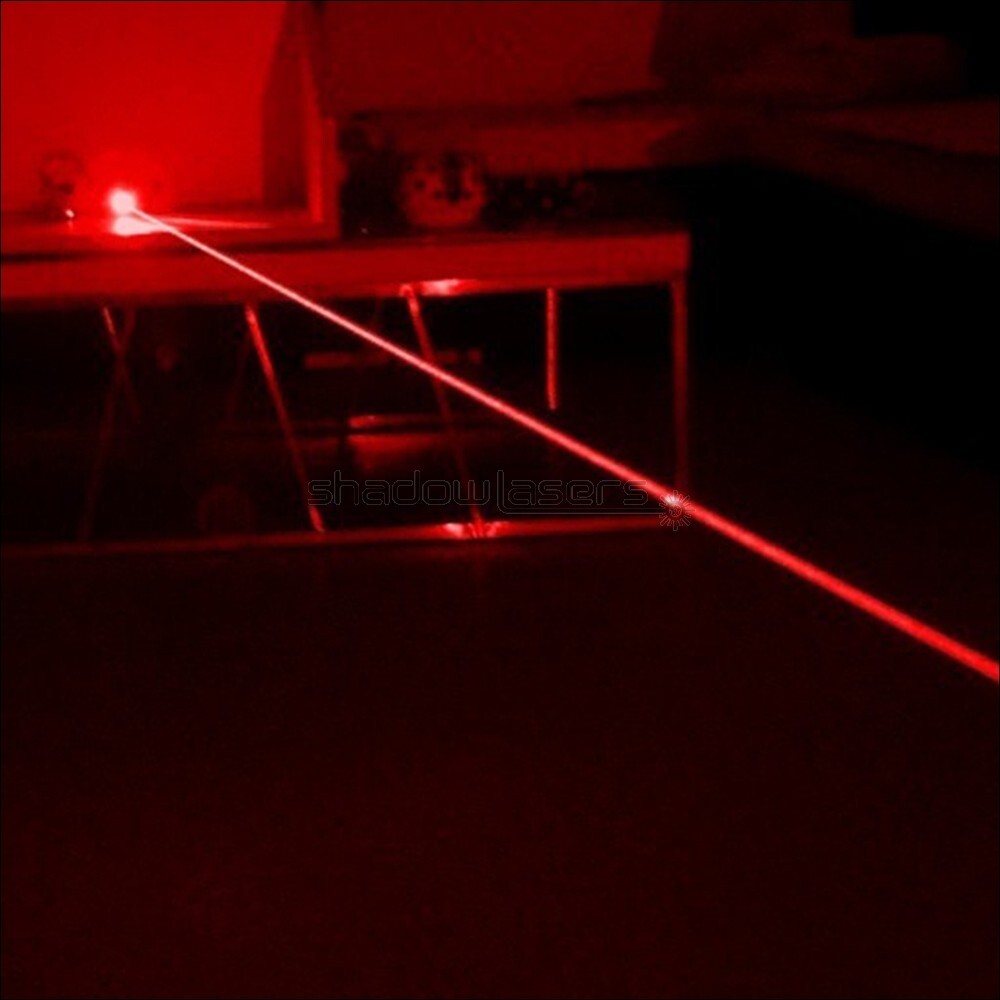 RX7 638nm Adjustable Focus BURNING Red Laser Pointer Visible Laser Torch Beam US