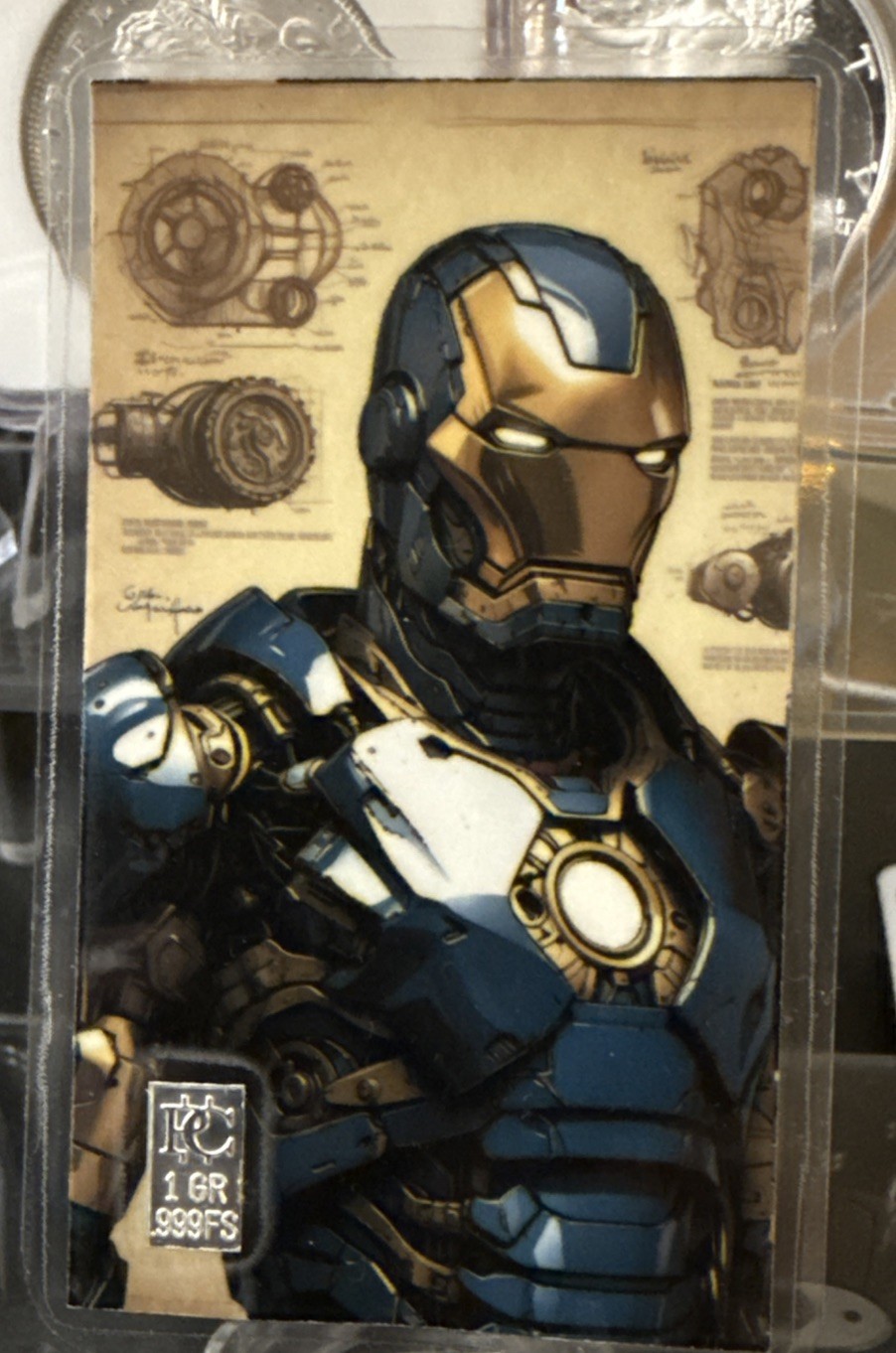 .999 Silver Bar Collectible Art Card Limited Edition- #115