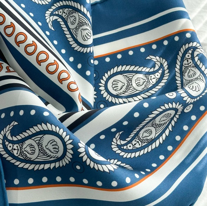New Pure Twill Silk Scarf Bandanna animal Print Square Shawl Large Wrap 53"