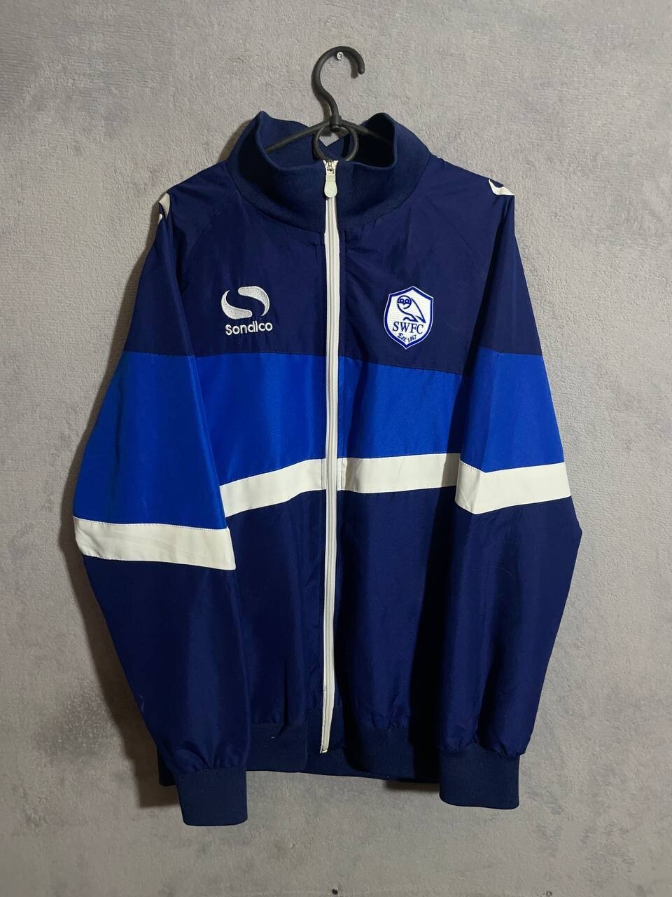 Sheffield Wednesday Training Football Soccer Jacket Blue Sondico Men Size M