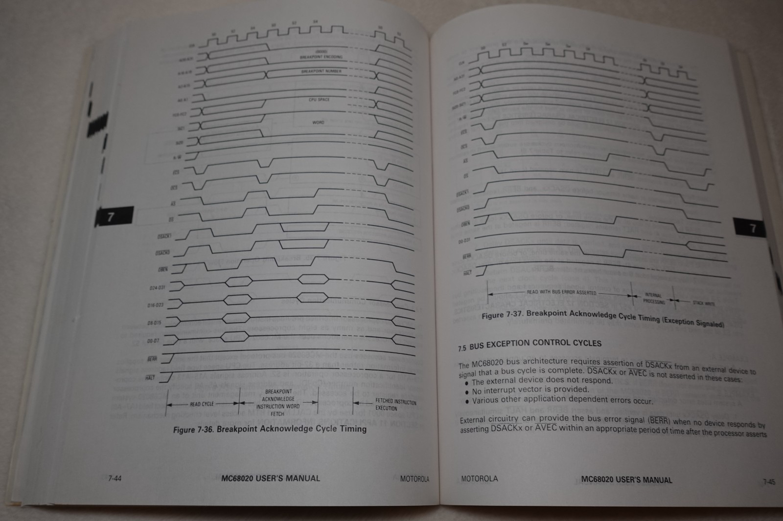 Motorola MC68020 32-Bit Microprocessor User's Manual 3rd Edition Publication