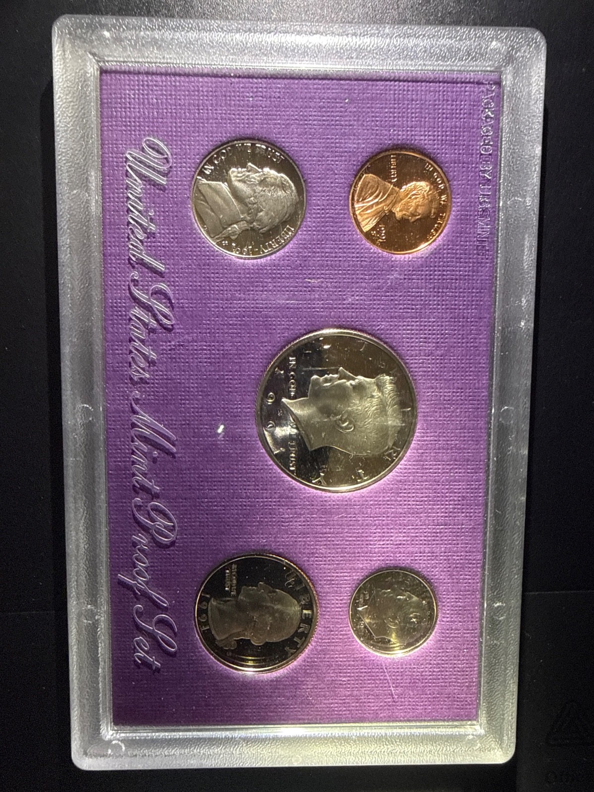 1991 S CLAD  Proof Coin Set  with COA  United States Mint - As Is
