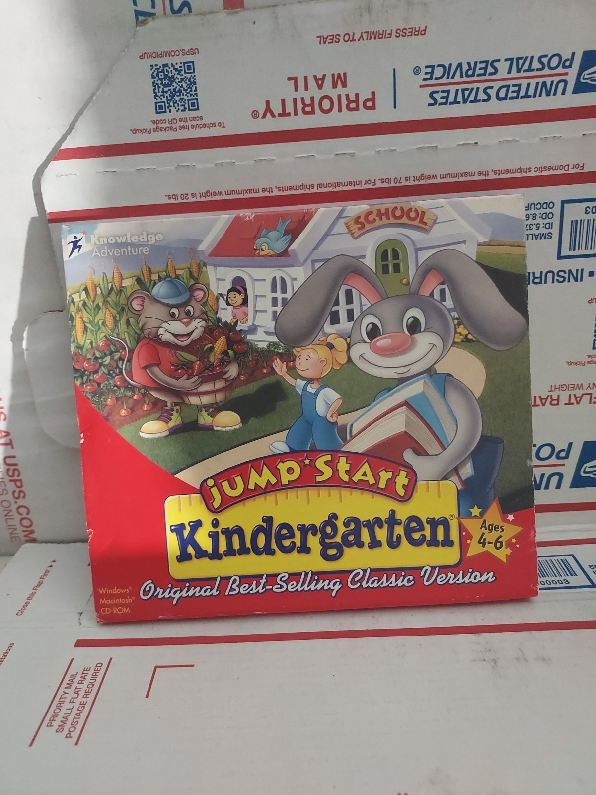 Video Game PC JumpStart Kindergarten Classic Version Jewel Good Used - #139