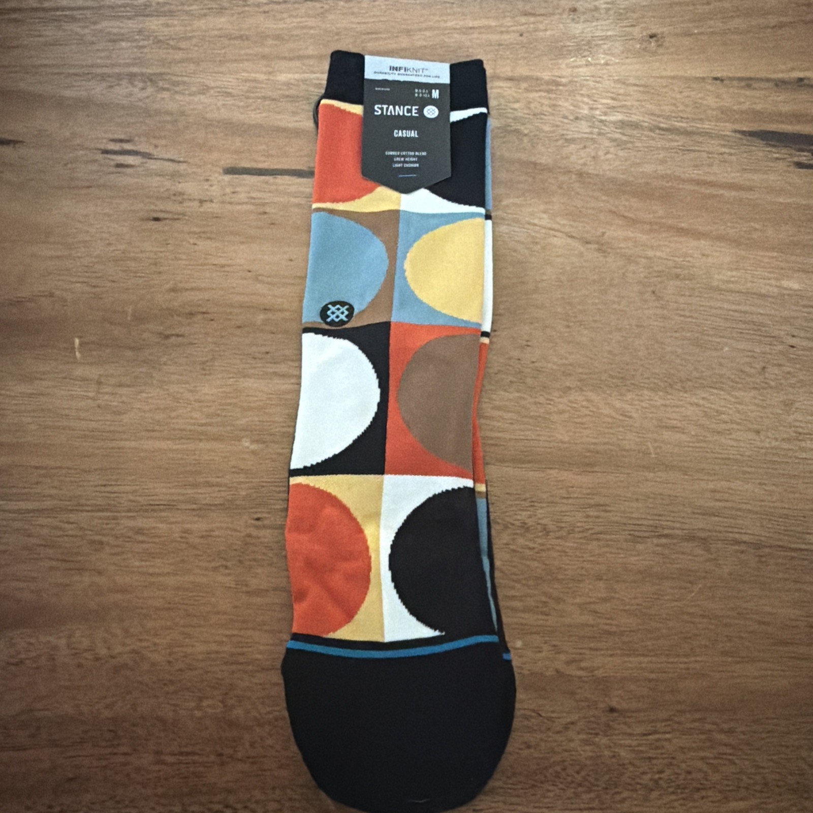 New Stance Medium Unisex Socks Infiknit Casual Crew