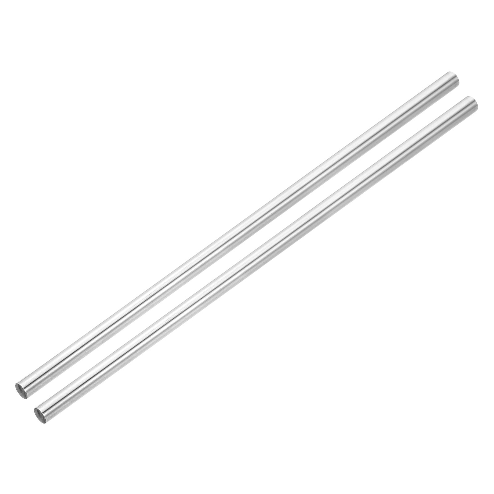2pcs Linear Motion Rods 10mmx350mm (0.39x13.78 Inch) HRC50 Hardened Round Guide