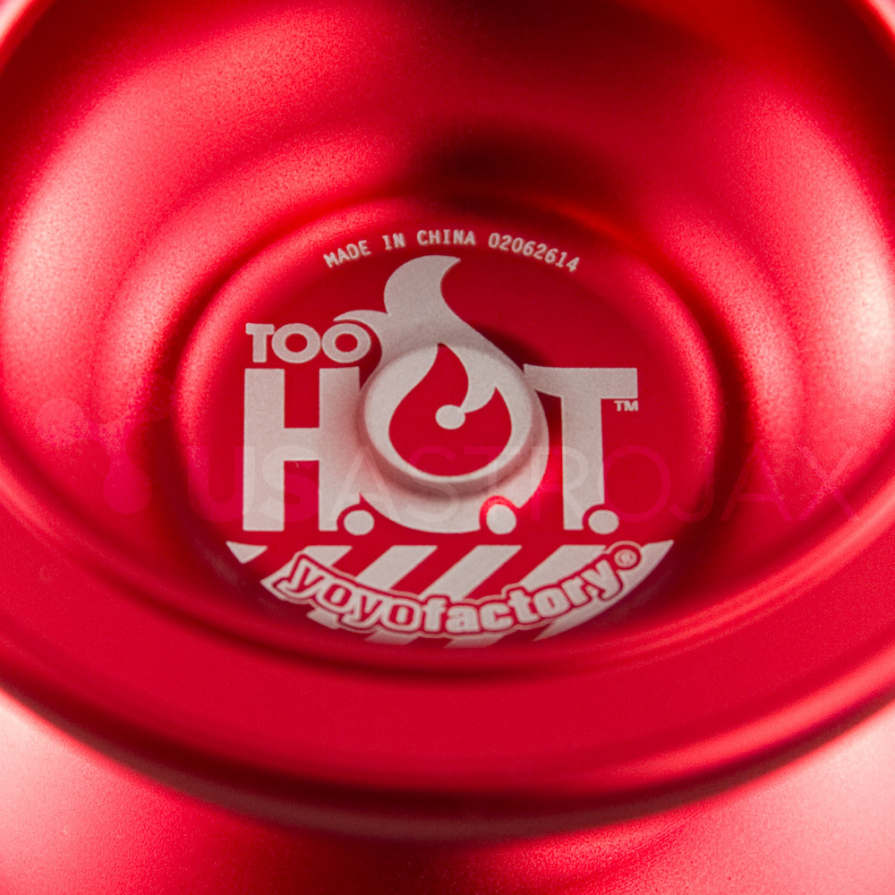 YoYoFactory Too HOT Yo-Yo - Red + FREE STRINGS