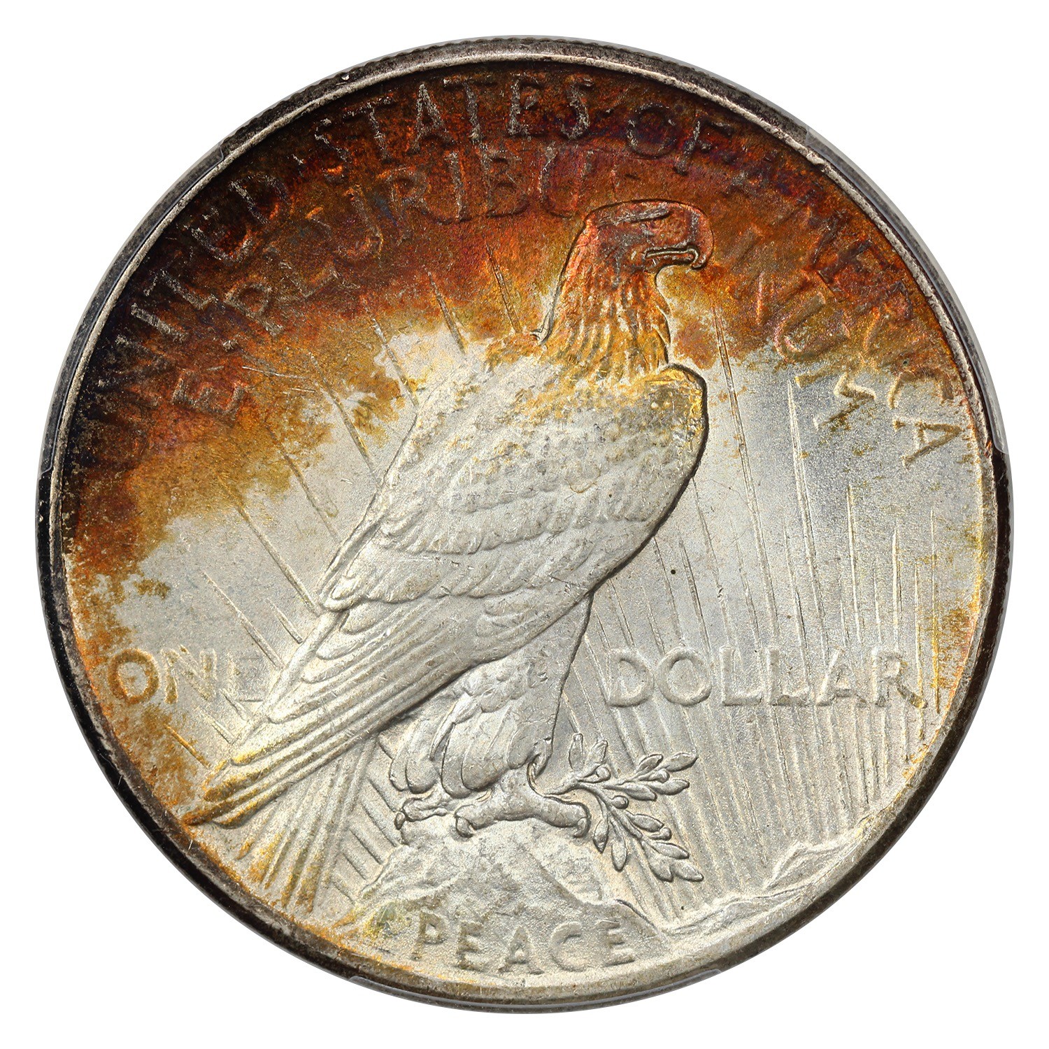 1924 $1 PCGS MS66 - Peace Dollar - Deep Toned Peace Dollar