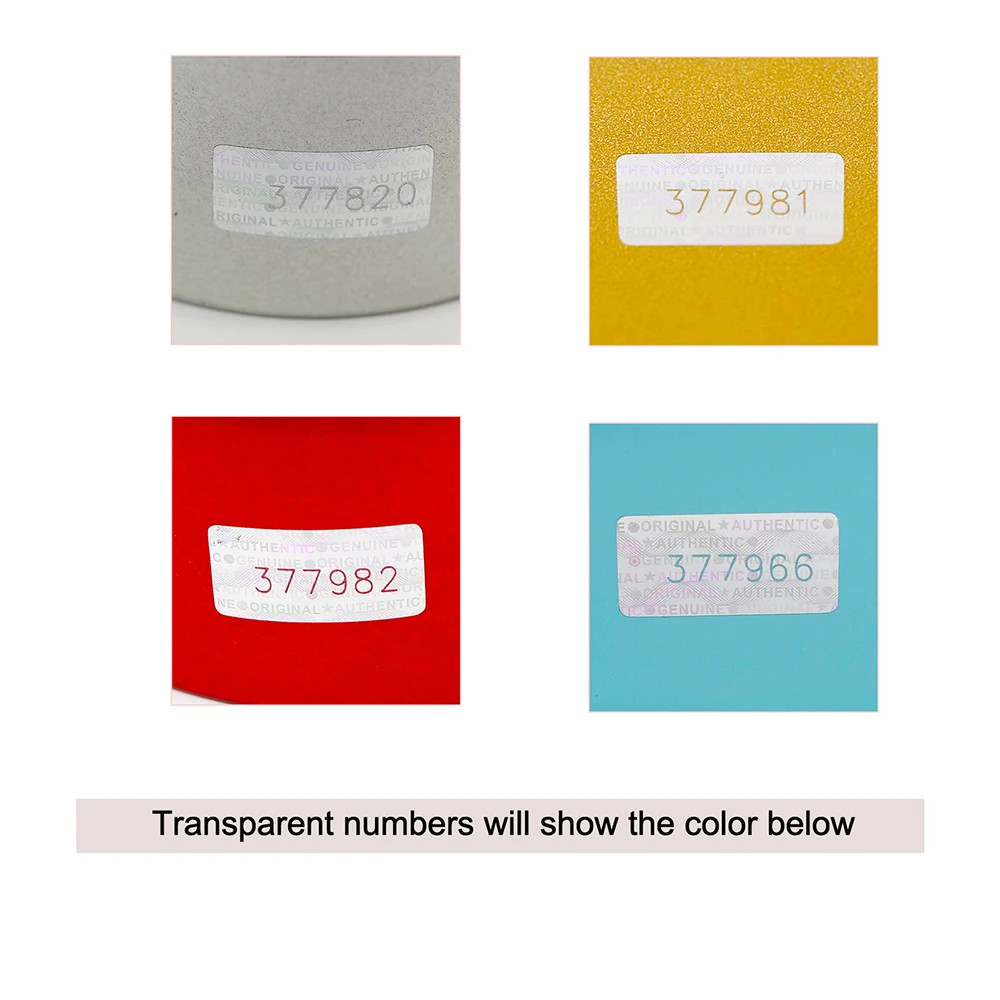 2000 Pcs，Hologram Tamper Proof Stickers，Void Warranty Security Label，Unique