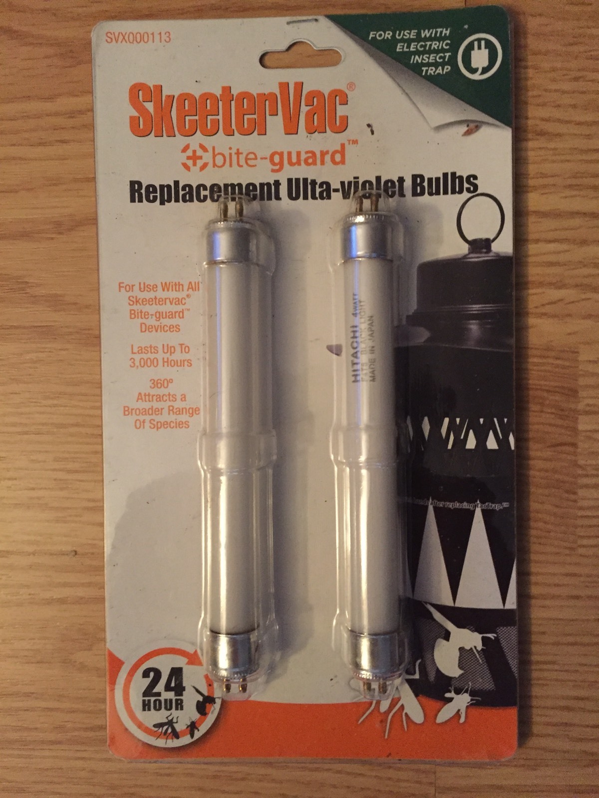 Skeeter Vac Bite Guard Replacement Ultra Violet Set Of 2 Bulbs SVX000113