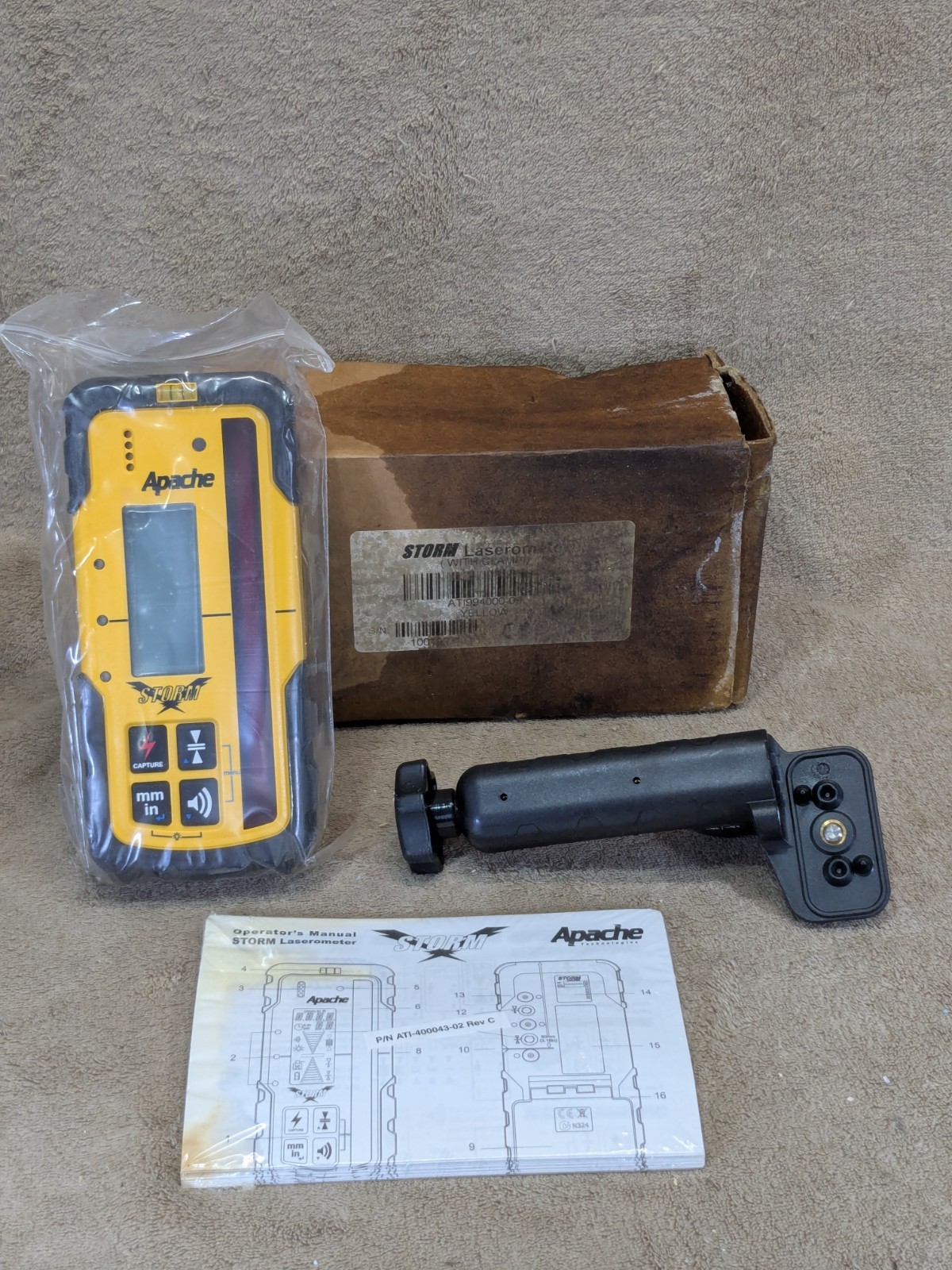 Apache Storm 2" Digital Display Waterproof LED Indicators Laserometer Receiver