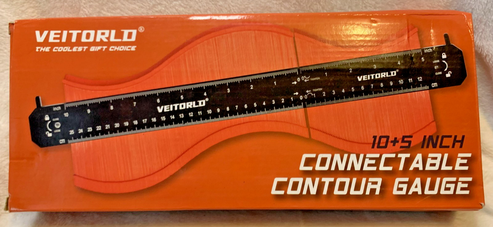 VEITORLD Connectable Contour Gauge(10+5 Inch)