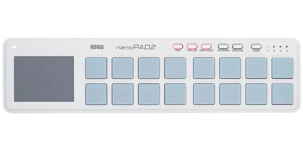 KORG USB MIDI Controller nanoPAD2 WH (White)