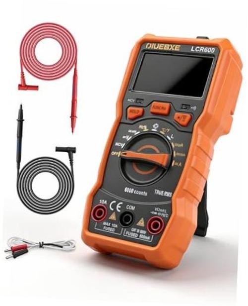 LCR600 Fast Testing Digital Multimeter with Inductance Meter, Auto-Ranging LCR
