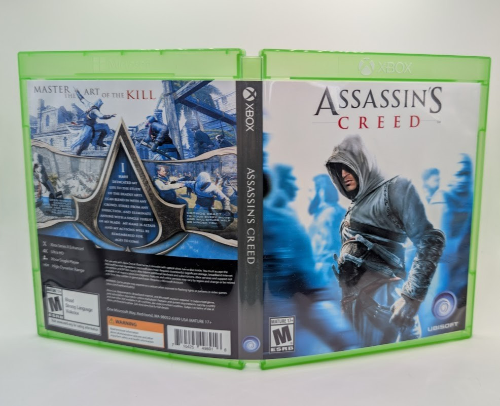 Assassin's Creed 1 - Xbox Series X / Xbox One Empty Case (No Game)