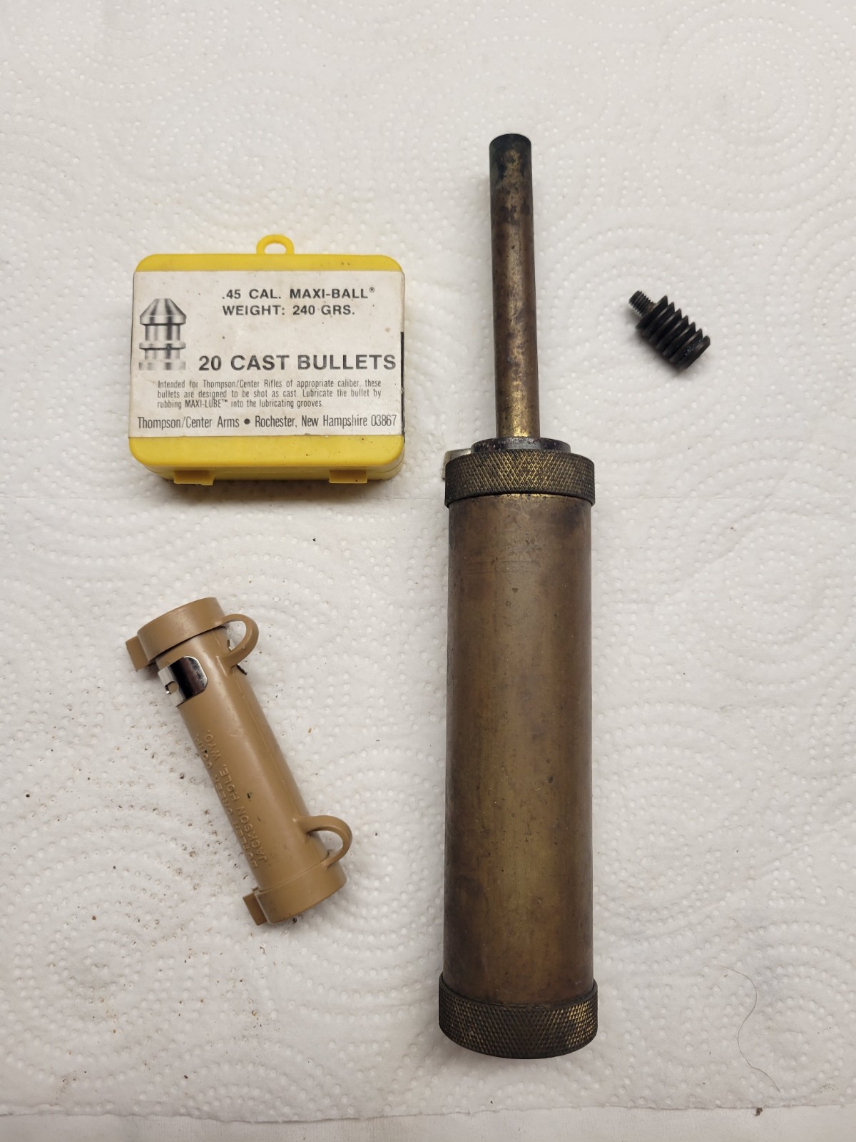 Muzzleloader lot Thompson/Center Arms Maxi-Ball 240gr  .45 Cal