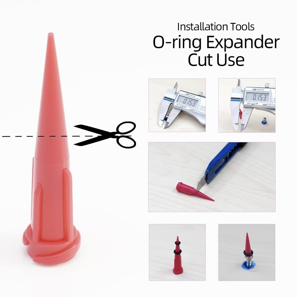 O-Ring, Buna-n, Tool Kit with 3 Convenient Sizes, Replacement for Mini Dental...