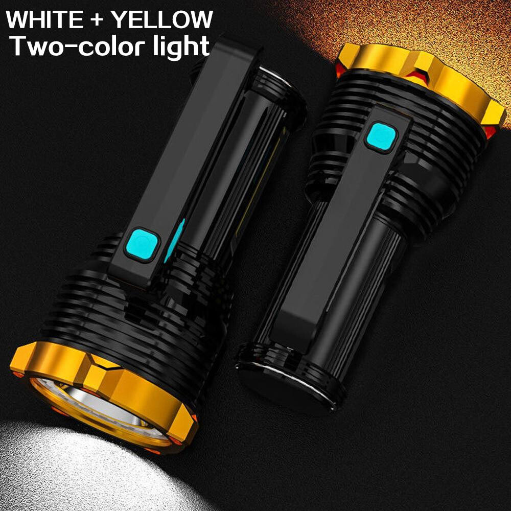12000000LM LED Flashlight Tactical Torch Lamp Worklight USB Rechargeable Light