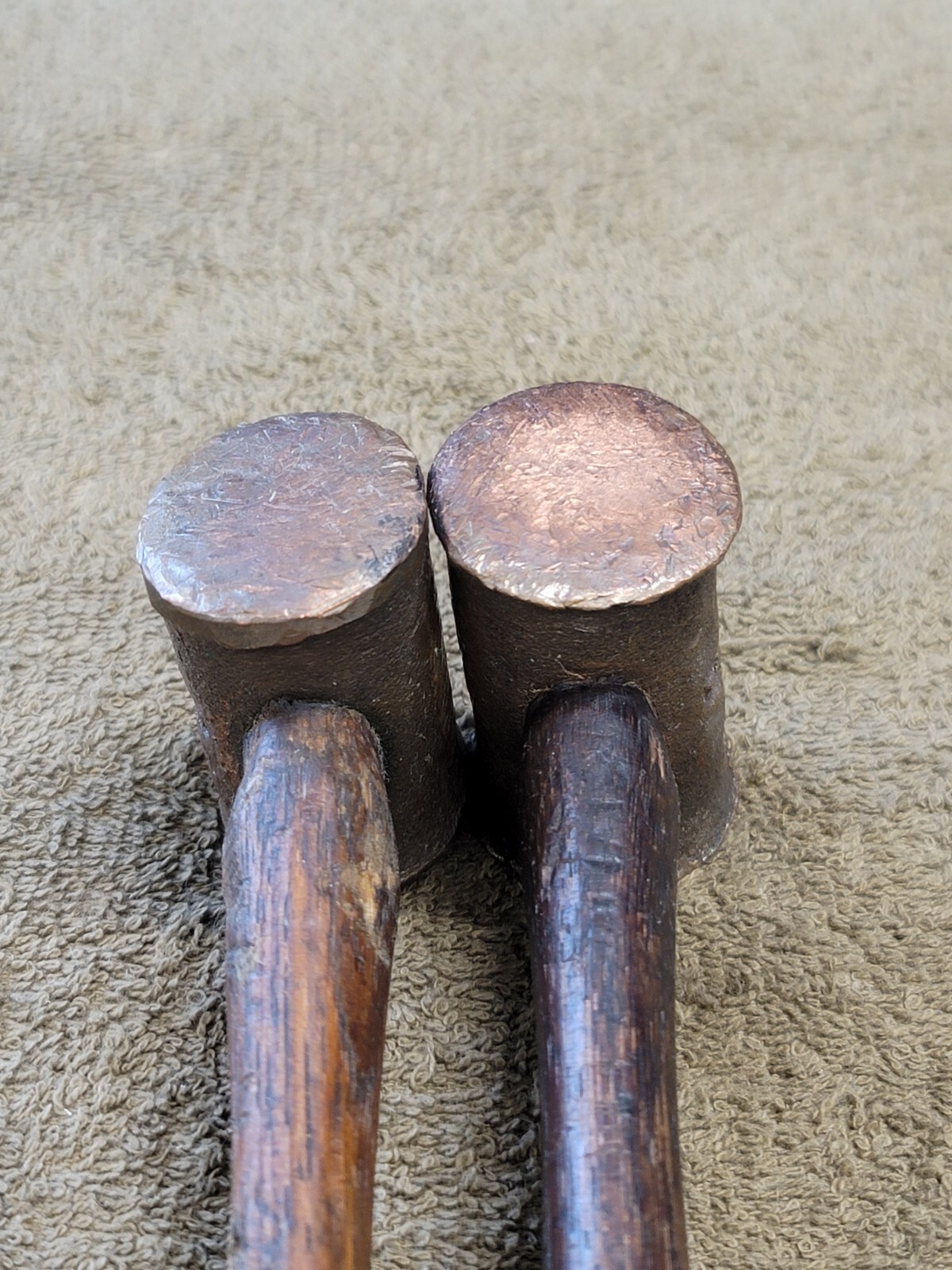 Matticks 1lb Tw Red Brass Dead Blow Hammer 16ozs BOTH
