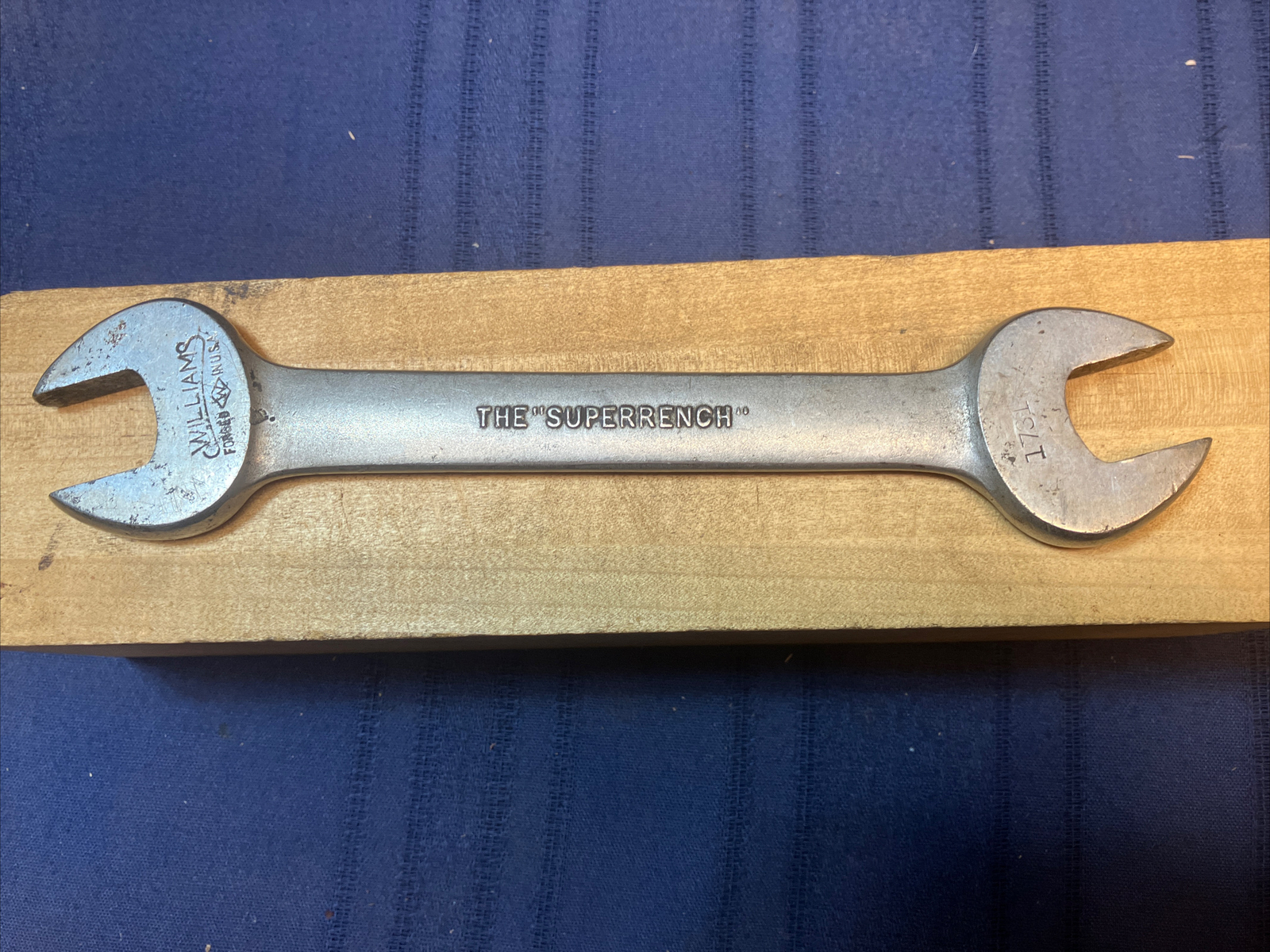 Williams “superrench” No 1731.   3/4. And. 13/16
