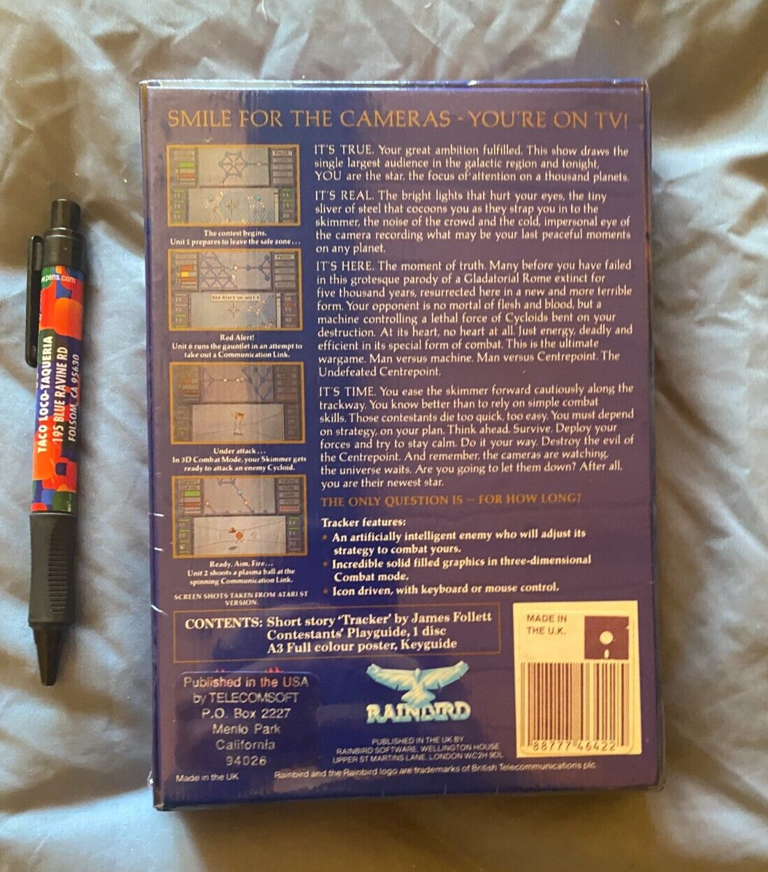 Tracker Atari 1040/520 ST NEW Disk By Rainbird