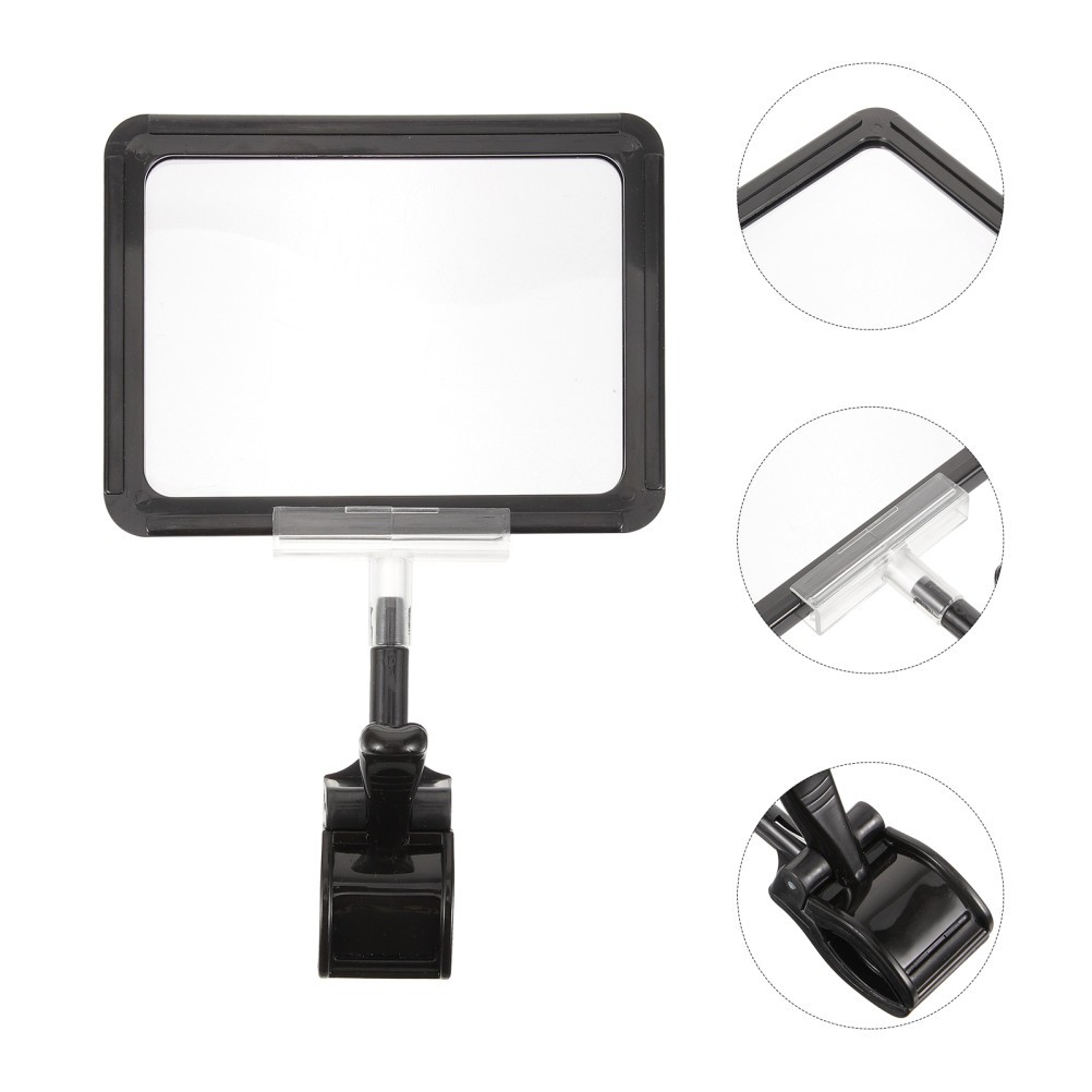 Retail Signs Clamp Label Holder Menu Stands Clip Display Holders