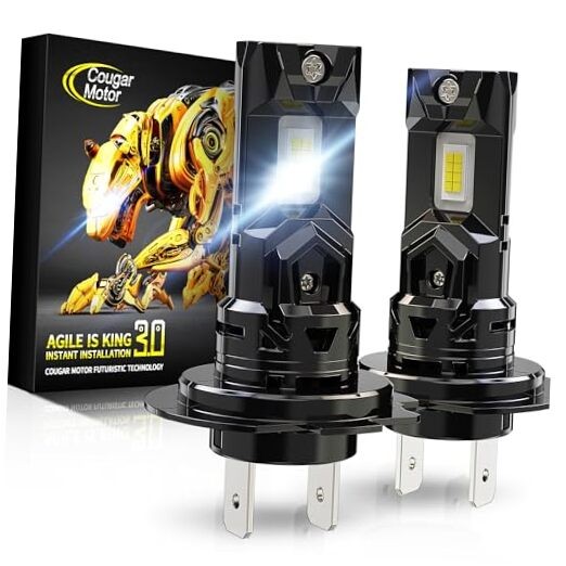 Fog Bulbs, New Upgraded 1:1 size No Required Adapter Auxiliary Light Off H7