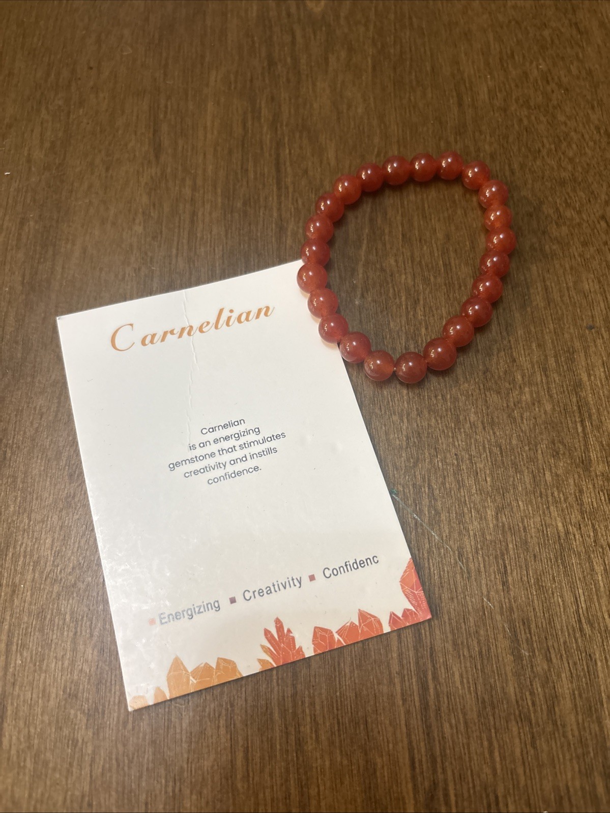 Carnelian Stone Bracelet