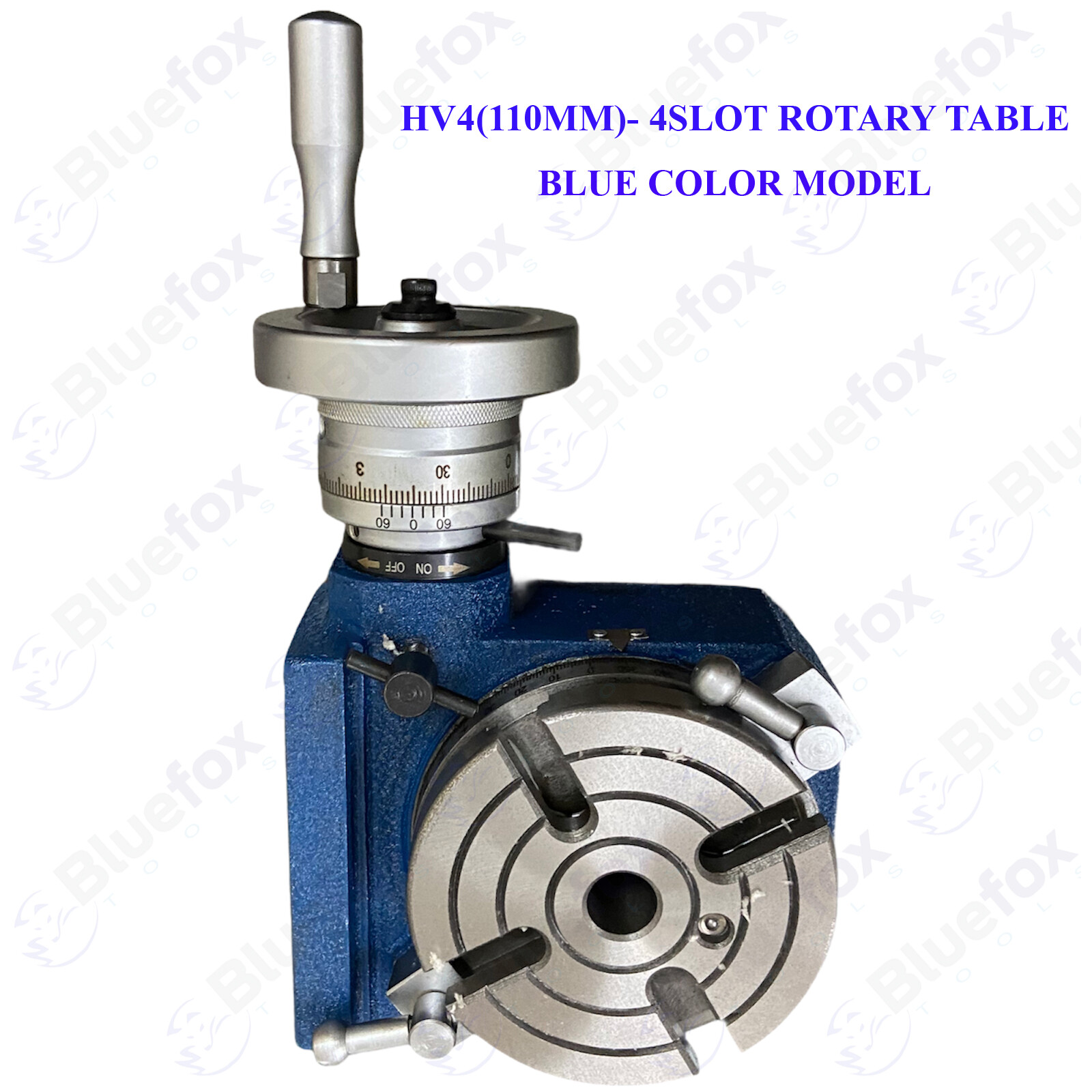 4" 110MM HV4 ROTARY TABLE ROTARY TABLE 4 SLOT HEAVY DUTY TABLE