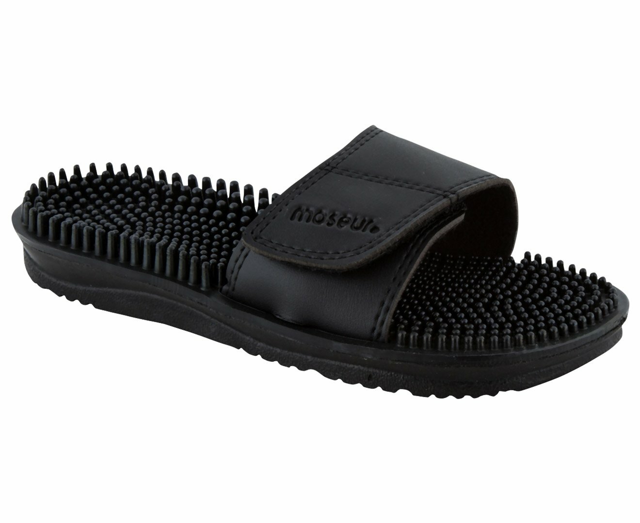 Maseur Invigorating Reflex Zone Massage Sandal Arches Heels &Toes Black SIZE 8